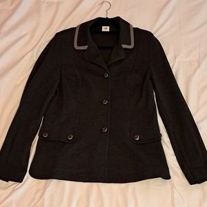 Cabi Large Gray Crew Blazer